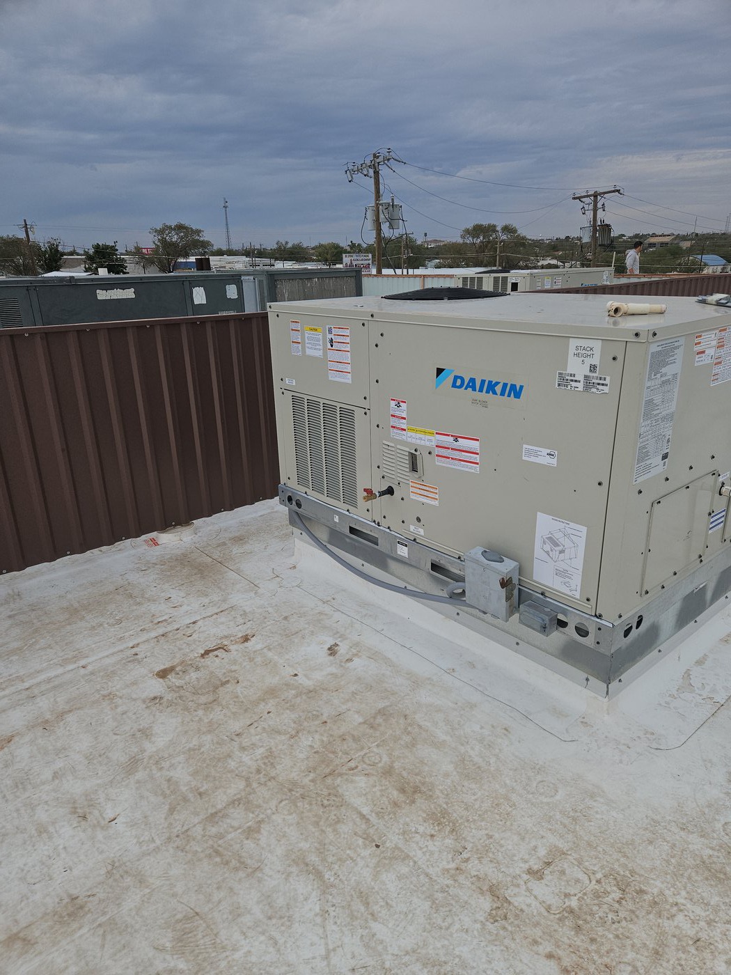 Mini split installation by Redeco HVAC in Lubbock, TX