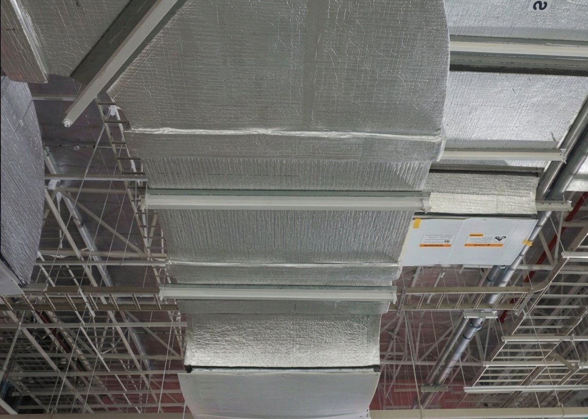 Commercial ductwork installation